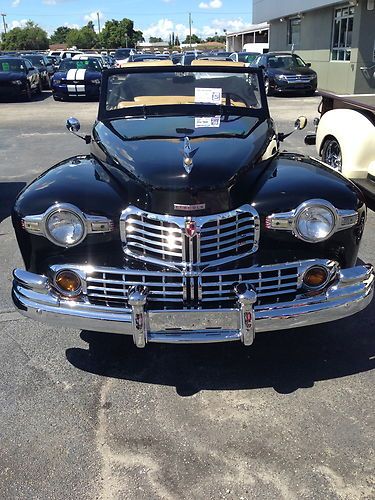 1946 lincoln continental convertible completely restored