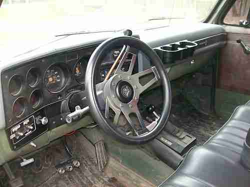 1985 military cucv 1009 chevy 6.2 diesel blazer 4x4, image 9