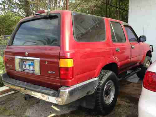 1995 Toyota 4Runner SR5 Sport Utility 4-Door 3.0L, US $2,650.00, image 3