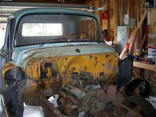 1958 chevrolet fleetside ~factory 4 wheel drive~ project - clear title!!