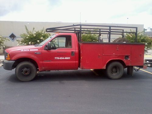 1999 ford f350 utility bed work truck