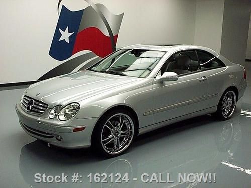 2005 mercedes-benz clk320 sunroof pwr shade 19's 41k mi texas direct auto