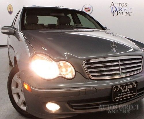 We finance 2005 mercedes-benz c240 2.6l 4matic awd lthr mroof 6cd htdsts wrrnty