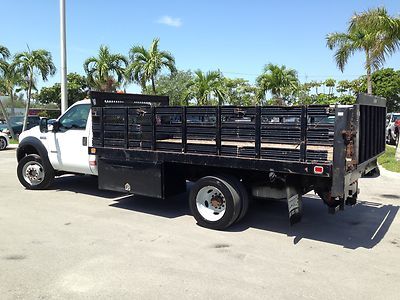 4x4 diesel f450 14ft flatbed dually *lift gate*  knapheide utility service truck