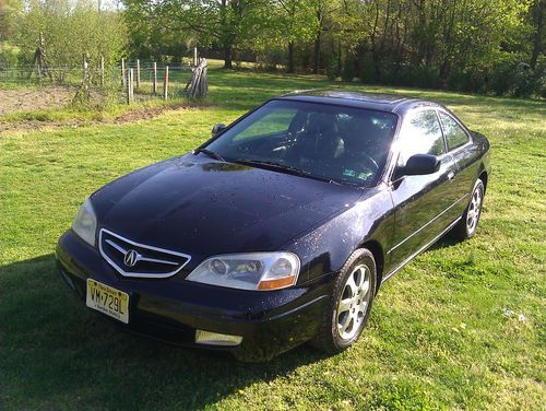 2002 acura 3.2cl black on black no reserve only 95,000 miles all power nr
