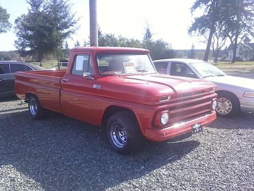 1965 chevy truck c10.  strong engine, runs good, 400hp, a real eye catcher.