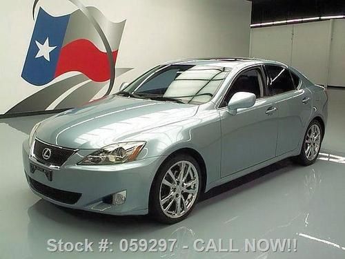 2008 lexus is250 sunroof nav rear cam climate seats 65k texas direct auto