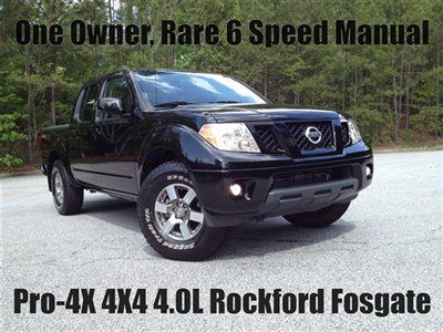 One owner pro 4x rare 6 speed manual rockford fosgate cd bfg a/ts super black v6