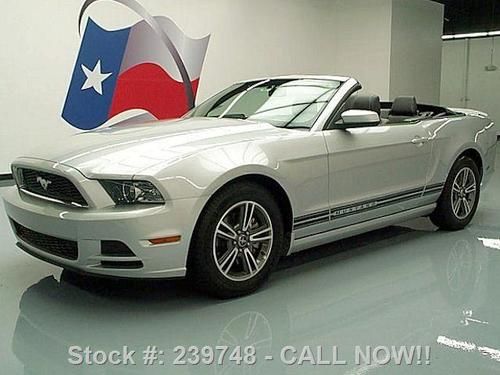 2013 ford mustang v6 premium convertible leather 9k mi texas direct auto