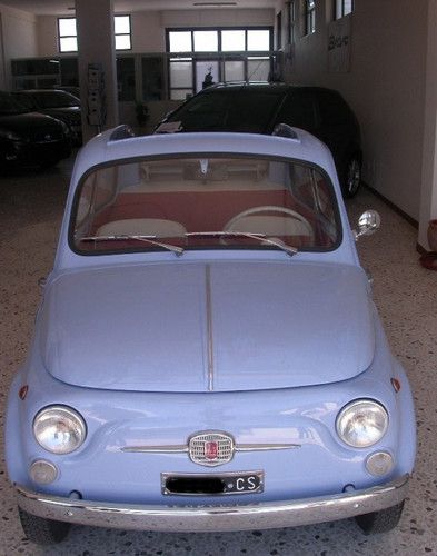 Vintage fiat 500 original italian oldtimer fully restored shipping worldwide