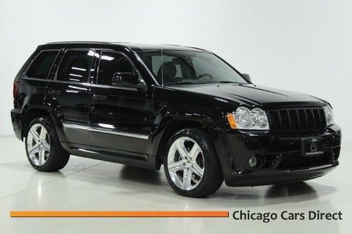 07 grand cherokee srt8 navigation rear dvd sunroof camera 38k sirius clean