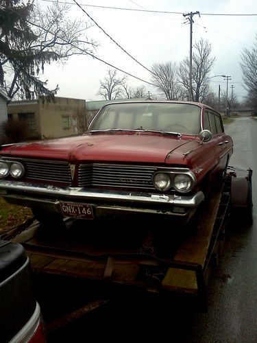 1962 pontiac catalina safari wagon barn find all original 33,000 miles on 389