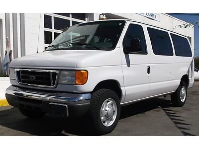 07 ford e-350 xlt super duty 12 passenger van auto  v8 l@@k make offers