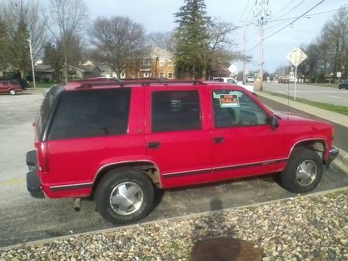 1997 4wd chevy tahoe lt