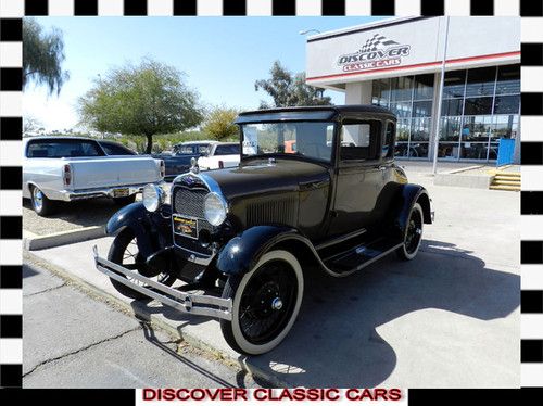 1929 ford model a 2 door coupe--beautiful!! **we ship worldwide***