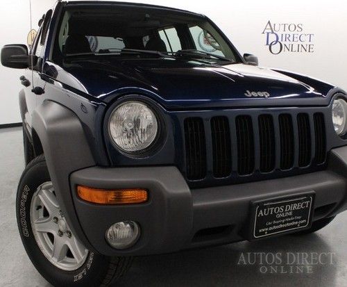 We finance 2003 jeep liberty sport v6 auto 4wd cleancarfax kylssent cd fogs 3.7l