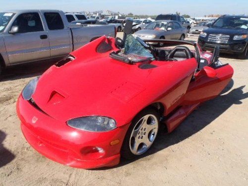 2001 dodge viper rt/10 damaged salvage wont last only 38k miles starts only l@@k