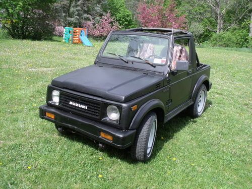 1991 suzuki samurai 1.3 fuel injected,5 speed, good runner!