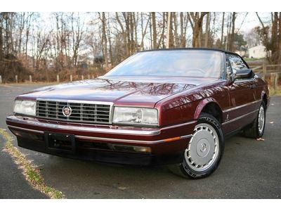 1990 cadillac allante convertible 4.5l v8 24k miles pininfarina rare collectible