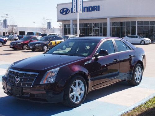 2009 cadillac cts sedan leather alloys clean carfax we finance super clean!