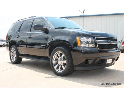 2011 chevy tahoe 2wd leather 3rd row chrome wheels rear ac clean mint texas tx