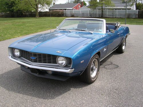 1969 camaro convertible all original