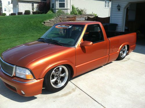 1994 gmc somoma truck bagged lowrider mini truck custom