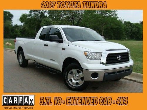 2008 toyota tundra double cab sr5 5.7l v8 4x4 power leather seats tx one owner