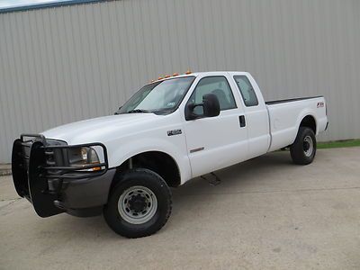 04 f250 xl power-stroke diesel (6spd manual) fx4 lwb 2-owners carafx texas ! ! !