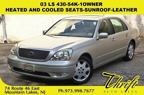 03 ls 430-54k-1owner-heated/cooled seats-sunroof-leather