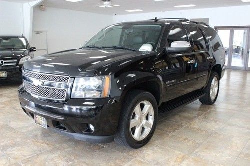 2008 chevrolet tahoe~ltz~4wd~pandora~4capt~3rd~warranty seat~roof~tv/dvd~htd lea