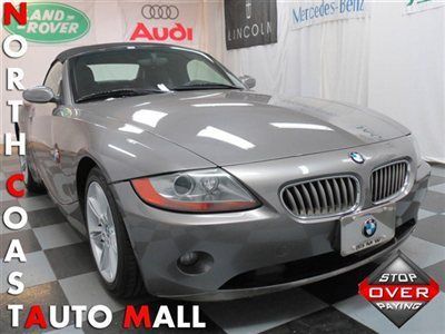 2003(03)z4 3.0 convertible 6 spd gray/black heat sts lthr cruise mp3 save huge