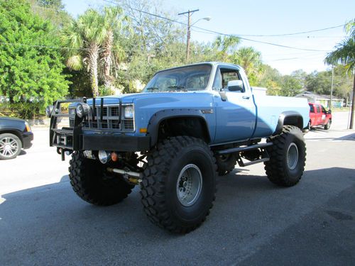1982 gmc 3500 monster truck 4x4, 454 gas v-8, automatic
