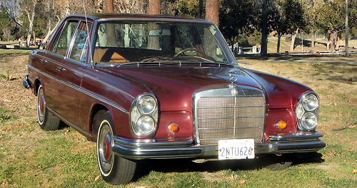 1967 mercedes 250 s, original and solid california car, runs great!