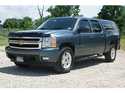 Chevy silverado ltz 4x4 crew cab camper top 4wd automatic alloy wheels leather