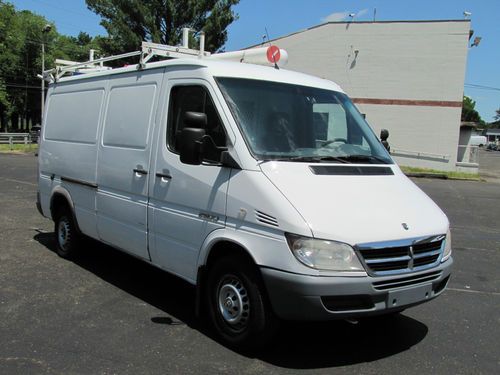 Dodge sprinter 2500 turbo diesel cargo van!!! roof racks!!! autocheck!!!