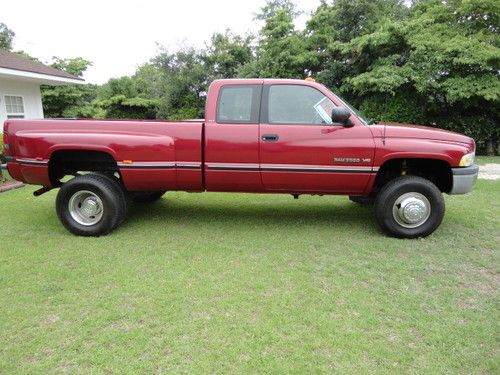 1995 dodge ram 3500 slt 1 ton dually pickup truck 187k mi v10 auto crew cab 4wd