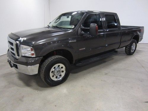 06 ford f250 6.0l turbo diesel xlt 4x4 crew long 1 co owner 80pics