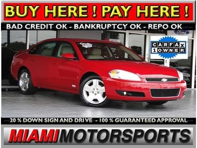 We finance '08 chevrolet ss, "1 owner low miles" premium sound, sunroof, leather