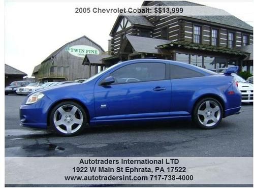 2005 chevrolet cobalt ss supercharged blue/recaro seats