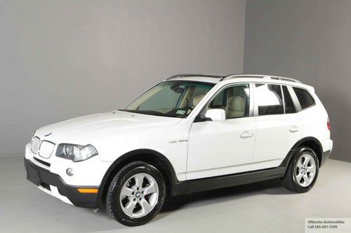 2007 bmw x3 3.0 awd 54k miles panoroof leather wood prem pkg