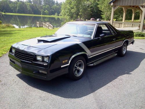 85 el-camino ss / 350 / 350 turbo/ custom paint,sidepipes,b&amp;m shifter,