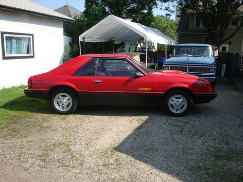 1979 ford mustang cobra 2.3 turbo 44xxx miles