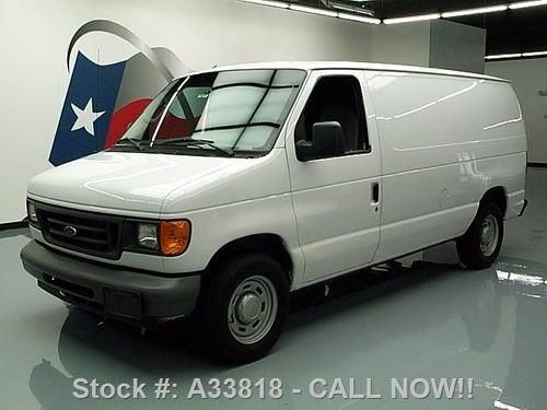 2006 ford e-150 4.6l v8 3dr cargo van partition 55k mi texas direct auto