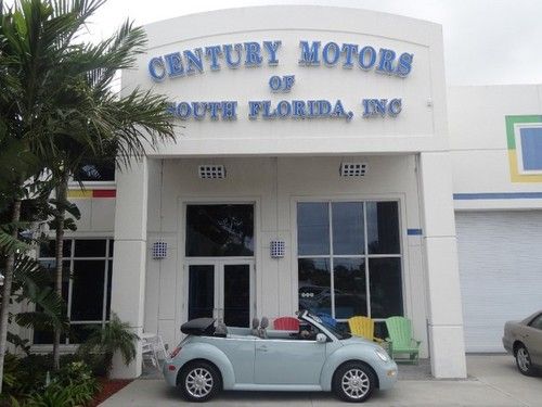 2005 volkswagen new beetle gls convertible 59,287 miles 1-owner!!