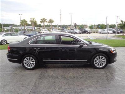 2013 volkswagen passat sel premium black like new non smoker clean carfax