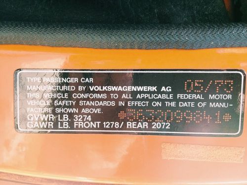 1973 Volkswagen Squareback Type III wagon (Electric Vehicle), image 13