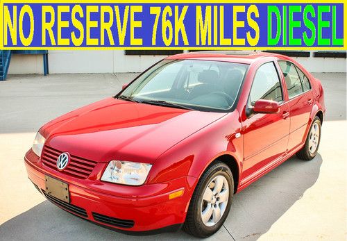 No reserve 1 owner 76k miles tdi diesel 45mpg sunroof auto gls turbo 01 02 04 05