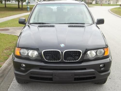 2003 bmw x5 3.0i black all-wheel drive luxury sport utility vehicle