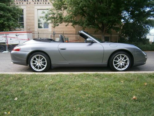 2002 porsche 911 2dr cabriolet carrera 6spd man convertible